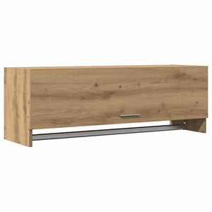 Garde-robe chêne artisanal 100x32,5x35 cm bois d'ingénierie
