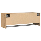 Garde-robe chêne artisanal 100x32,5x35 cm bois d'ingénierie