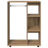 Garde-robe chêne artisanal 80x40x110 cm bois d'ingénierie