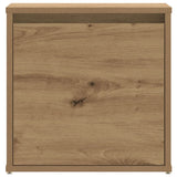 Tiroir boîte chêne artisanal 40,5x40x40 cm bois d'ingénierie