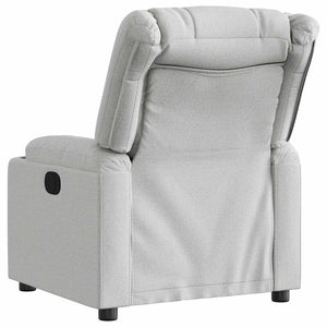 Fauteuil inclinable gris nuage tissu