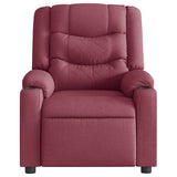 Fauteuil de massage inclinable Rouge bordeaux Tissu