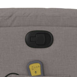 Fauteuil de massage inclinable Taupe Tissu