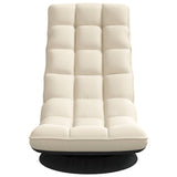 Chaise de sol pivotante en lin 70x51x79 cm