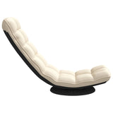 Chaise de sol pivotante en lin 70x51x79 cm