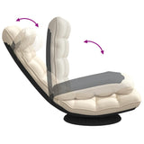 Chaise de sol pivotante en lin 70x51x79 cm