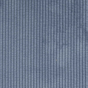 Canapé causeuse bleu 109 cm tissu velours côtelé