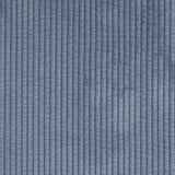 Canapé causeuse bleu 109 cm tissu velours côtelé