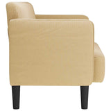 Canapé causeuse gris-vert 109 cm tissu velours côtelé