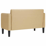 Canapé causeuse gris-vert 109 cm tissu velours côtelé
