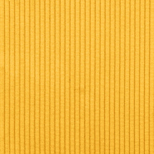 Canapé causeuse jaune clair 109 cm tissu velours côtelé