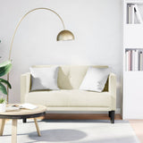 Canapé deux places Crème 111 cm Velours