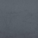 Canapé causeuse gris foncé 109 cm velours