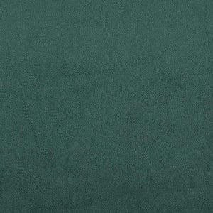 Canapé causeuse vert foncé 109 cm velours