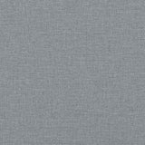 Fauteuil avec repose-pied Gris clair Tissu