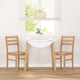 Chaises à manger 2 pcs bois massif caoutchouc