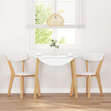 Chaises à manger 2 pcs bois massif caoutchouc