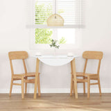 Chaises à manger 2 pcs bois massif caoutchouc