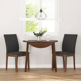 Chaises à manger coussins 2 pcs marron bois massif caoutchouc