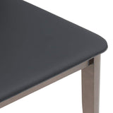 Chaises à manger coussins 2 pcs marron bois massif caoutchouc