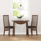 Chaises à manger coussins 2 pcs marron bois massif caoutchouc