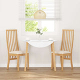 Chaises à manger coussins 2 pcs bois massif caoutchouc