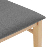 Chaises à manger coussins 2 pcs bois massif caoutchouc