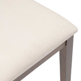 Chaises à manger coussins 2 pcs marron bois massif caoutchouc