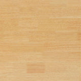 Chaises de bar lot de 2 bois massif d'hévéa