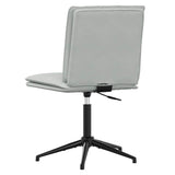 Chaises à manger lot de 2 Gris clair Velours