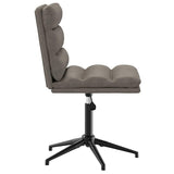 Chaises à manger lot de 2 gris similicuir