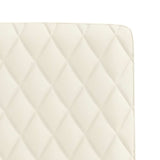 Chaises à manger lot de 6 crème velours