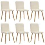 Chaises à manger lot de 6 Lin