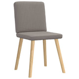 Chaises à manger lot de 6 taupe tissu
