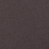 Chaises à manger lot de 6 marron foncé tissu