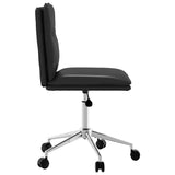 Chaises à manger lot de 4 noir similicuir