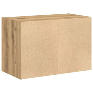 Armoire avec 2 tiroirs chêne artisanal bois d'ingénierie