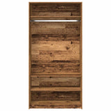 Garde-robe vieux bois 100x50x200 cm bois d'ingénierie