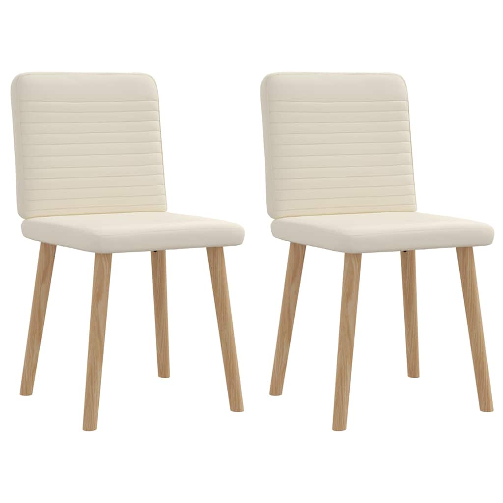 Chaises à manger lot de 2 Lin