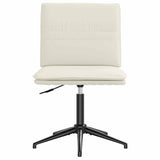 Chaise à manger Crème Velours