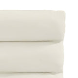 Chaises à manger lot de 2 Crème Velours