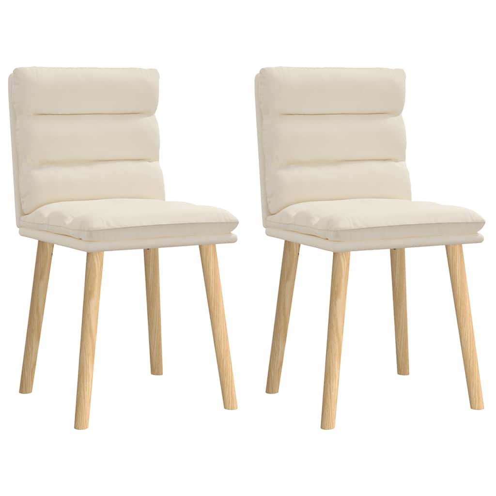 Chaises à manger lot de 2 Lin