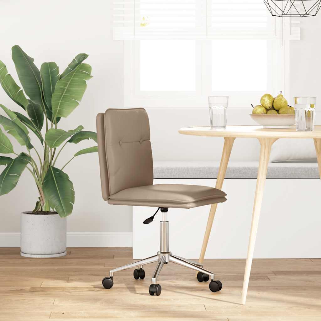 Chaise à manger cappuccino similicuir