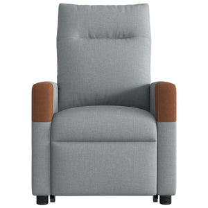 Fauteuil inclinable Gris clair Tissu