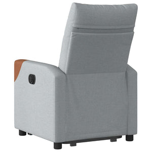 Fauteuil inclinable Gris clair Tissu