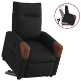 Fauteuil inclinable noir tissu