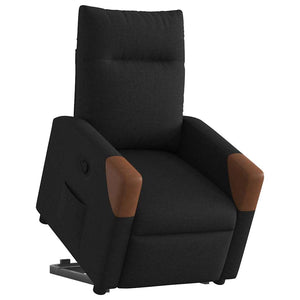 Fauteuil inclinable noir tissu