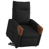 Fauteuil inclinable noir tissu