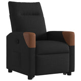 Fauteuil inclinable noir tissu