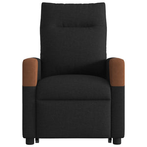 Fauteuil inclinable noir tissu